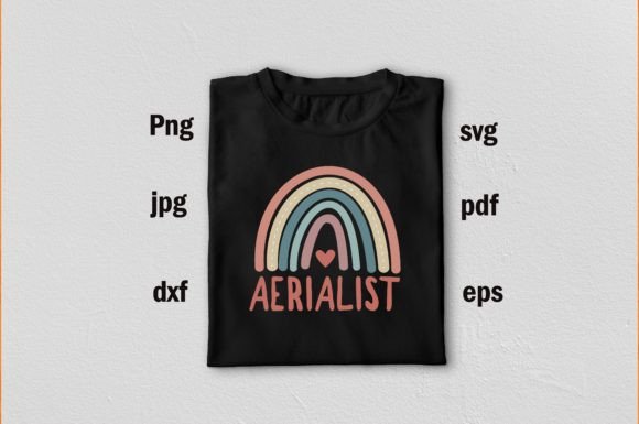 Aerialist, Boho Rainbow Graphics