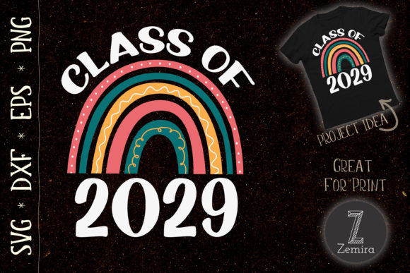 CLASS of 2029 Rainbow School Student Graphics