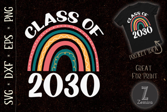 CLASS of 2030 Rainbow School Student Graphics