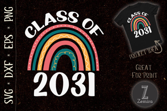 CLASS of 2031 Rainbow School Student Graphics