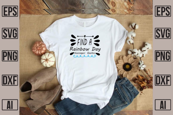 Find a Rainbow Day Messages Quotes Graphics