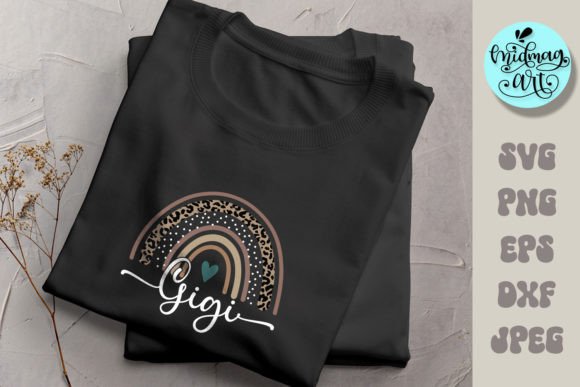 Gigi Rainbow Svg Graphics