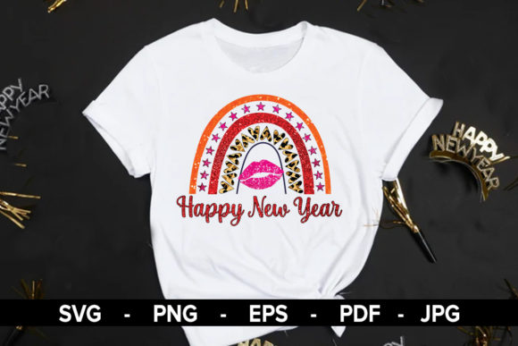 Happy New Year 2022 Rainbow T-Shirt Graphics