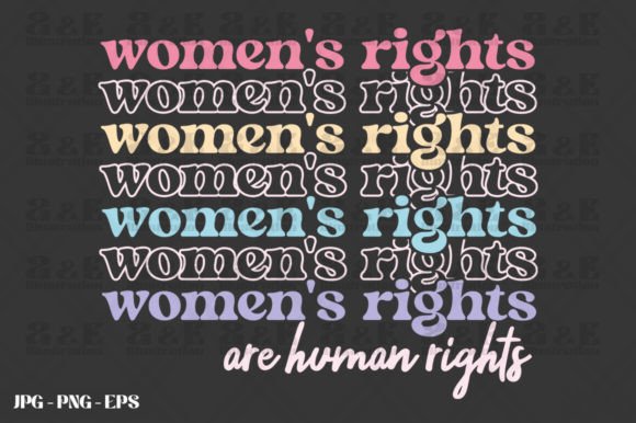 Rainbow Women's Rights Graphic Design
