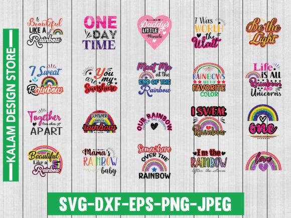 Review: Rainbow Svg T Shirt Design Bundle