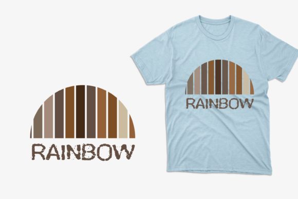 Review: Rainbow T-Shirt Design Graphics Freebies